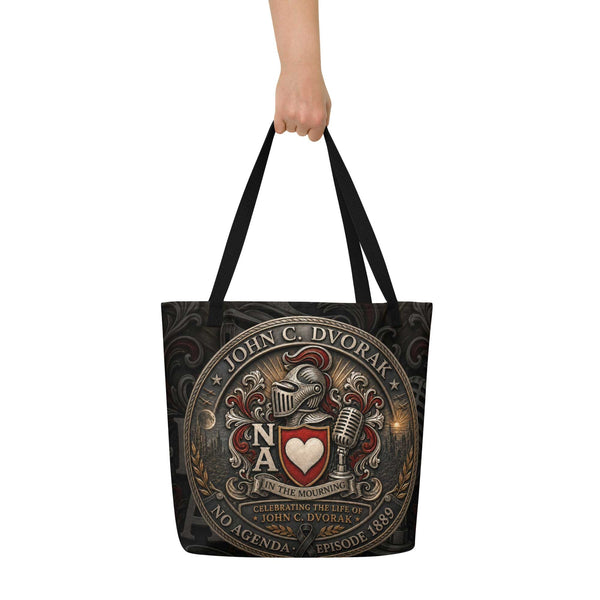 JCD IN THE MOURNING - pocket tote bag