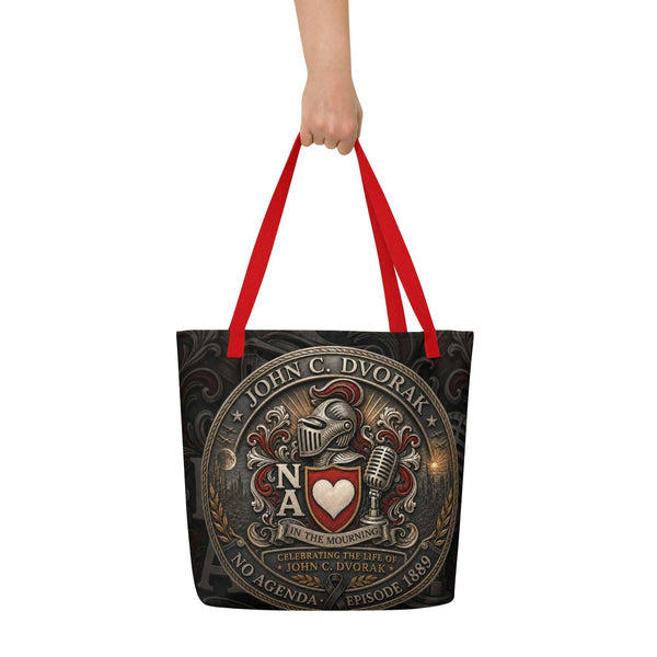 JCD IN THE MOURNING - pocket tote bag