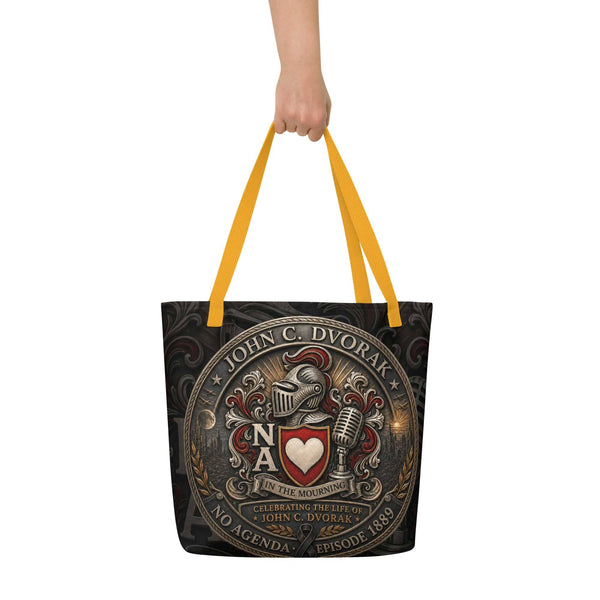 JCD IN THE MOURNING - pocket tote bag