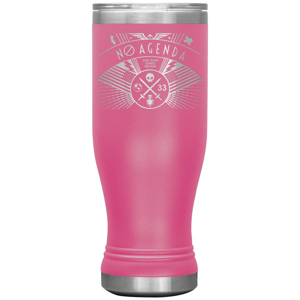 NO AGENDA RALLY - 20 oz boho tumbler