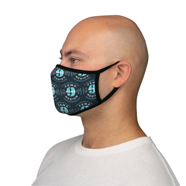 FEMA REGION NINE - BLUE - fitted face mask