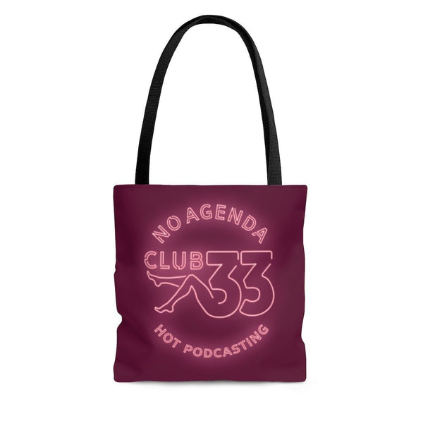 NO AGENDA CLUB 33 - R - tote bag