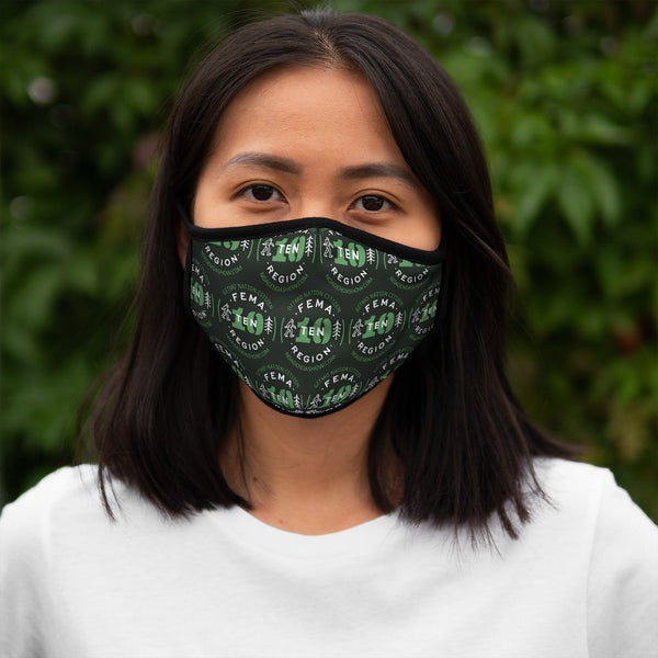 FEMA REGION TEN - GREEN - fitted face mask