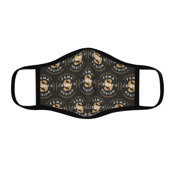 FEMA REGION EIGHT - BROWN - fitted face mask