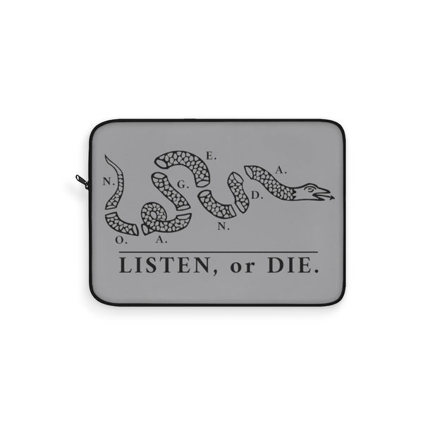LISTEN OR DIE - GB - laptop sleeve