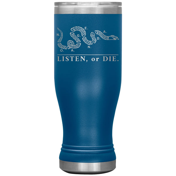 LISTEN OR DIE - 20 oz boho tumbler