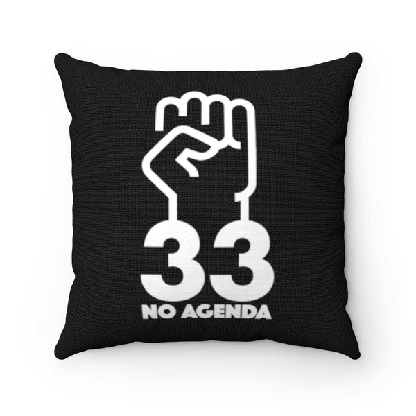 NO AGENDA 33 - B - throw pillow case