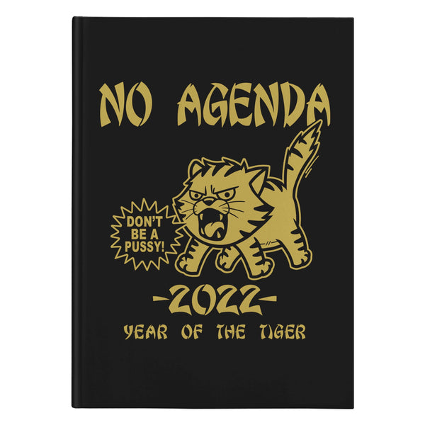 2022 YEAR OF THE TIGER - BLK - hardcover notebook