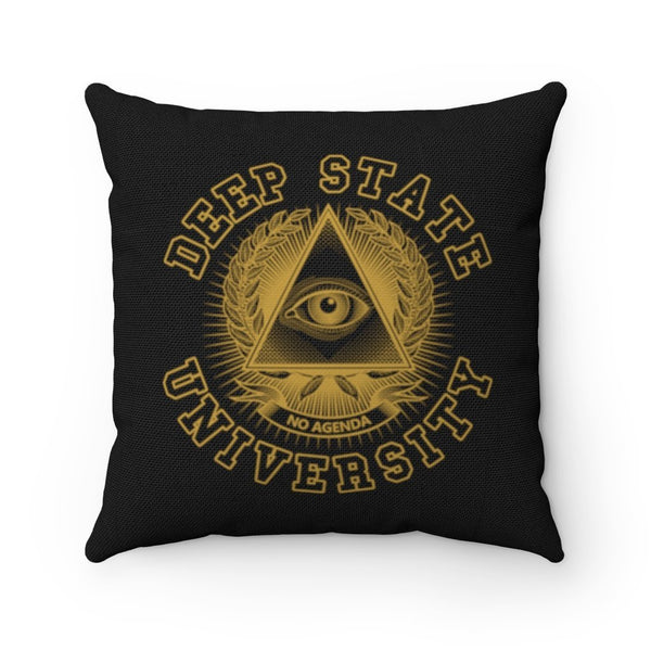 DEEP STATE UNIVERSITY - BG - throw pillow