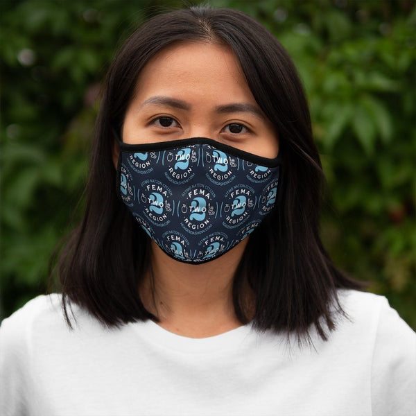 FEMA REGION TWO - BLUE - fitted face mask