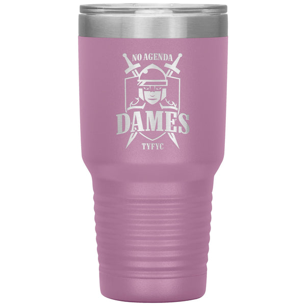 NO AGENDA DAMES - 30 oz tumbler