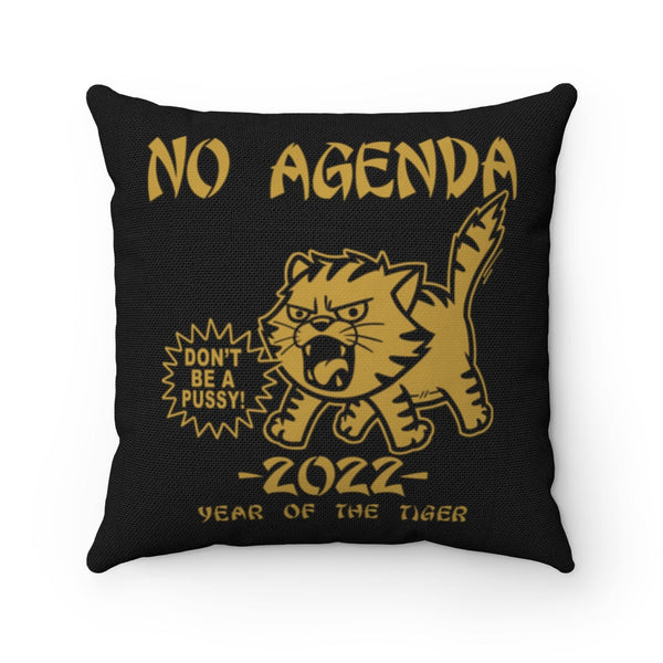 2022 YEAR OF THE TIGER - BLK - throw pillow case