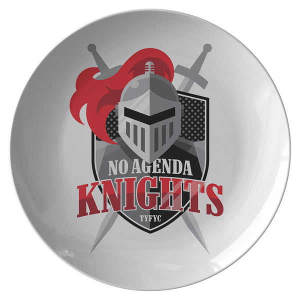 NO AGENDA KNIGHTS - plate