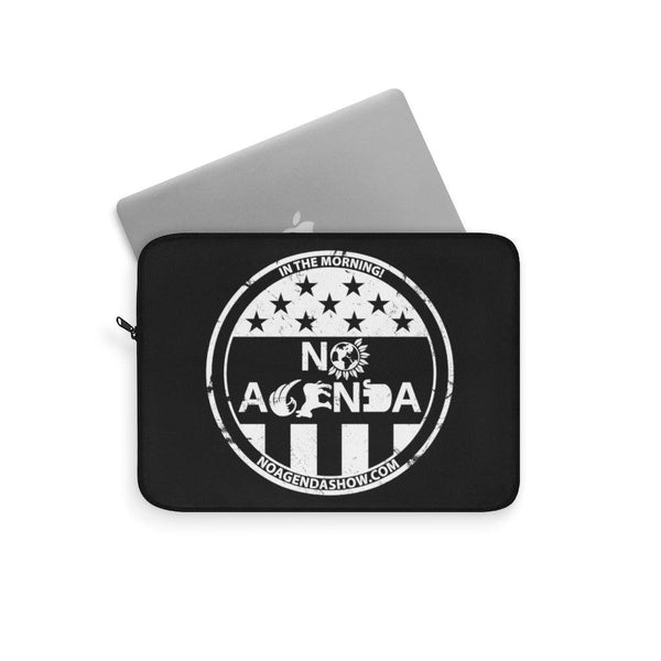 NO AGENDA PARTY TIME - laptop sleeve