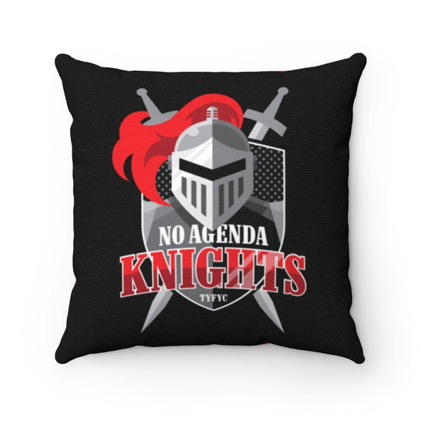 NO AGENDA KNIGHTS - throw pillow