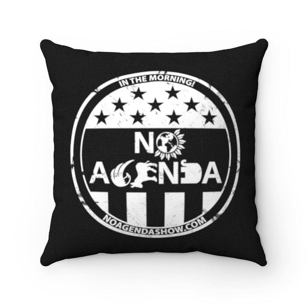 NO AGENDA PARTY TIME - throw pillow case