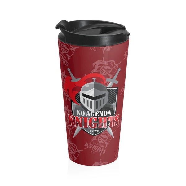 NO AGENDA KNIGHTS - R - 15oz travel mug