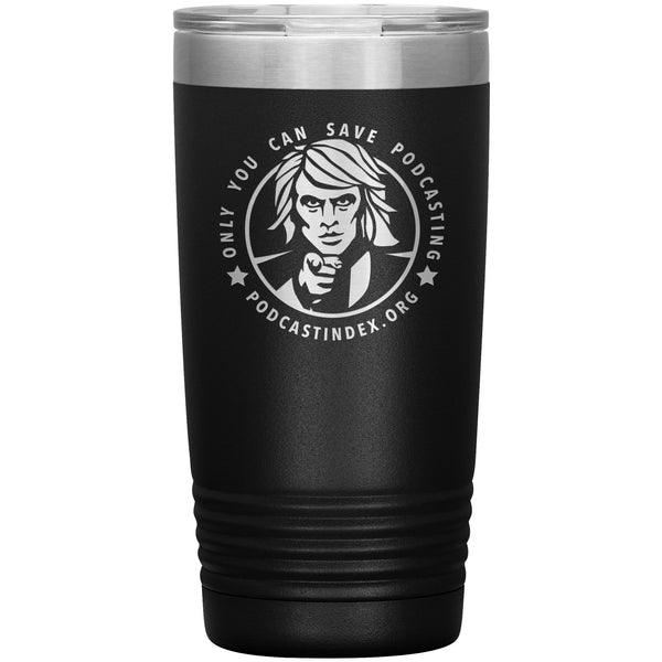 SAVE PODCASTING! - 20 oz tumbler