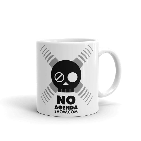 NO AGENDA SKULL - mug