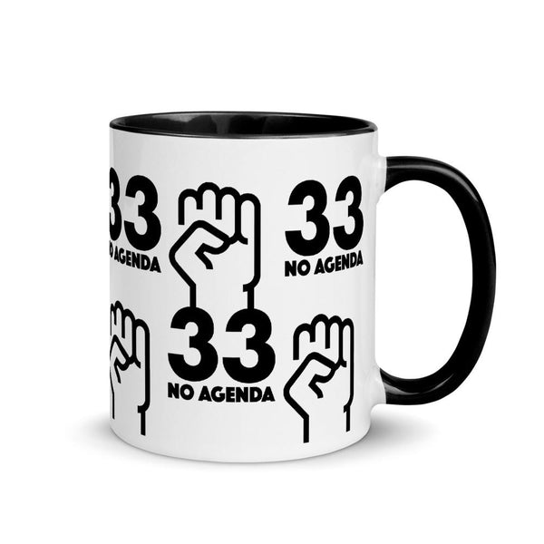 NO AGENDA 33 - accent mug