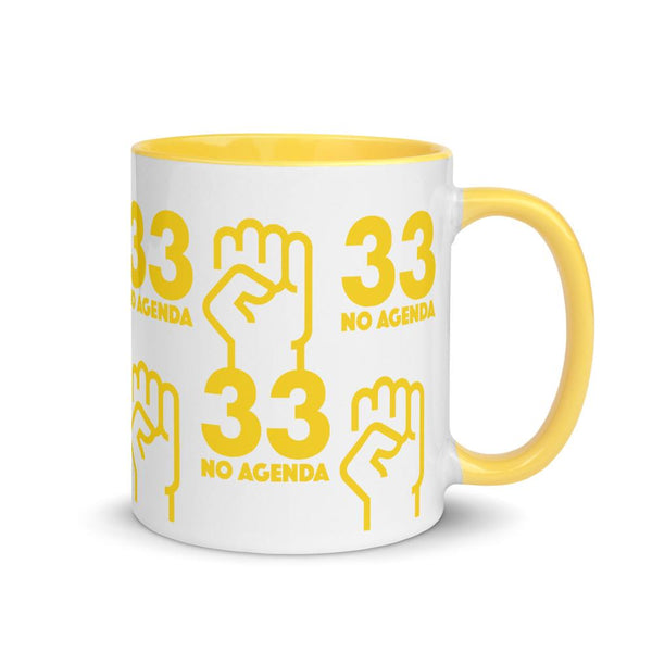 NO AGENDA 33 - accent mug