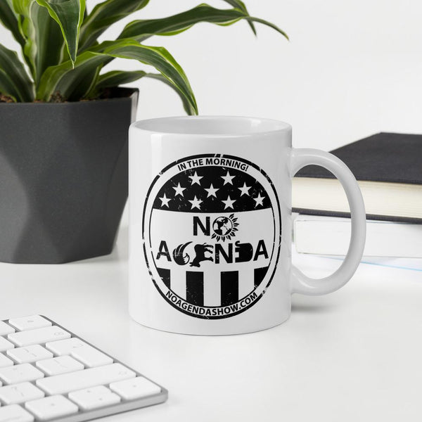 NO AGENDA PARTY TIME - mug