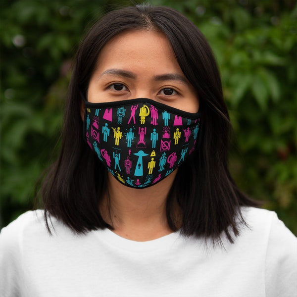WE'RE ALL GOING TO DIE! - CMYK - fitted face mask