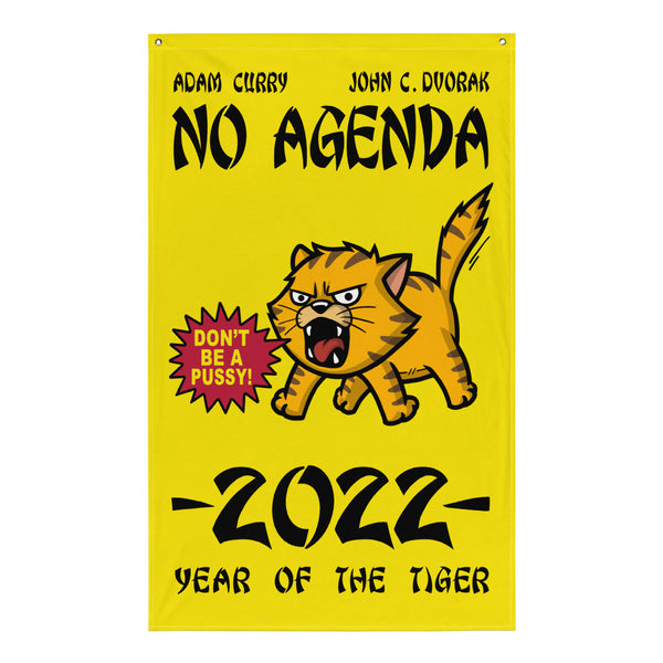 2022 YEAR OF THE TIGER - wall flag