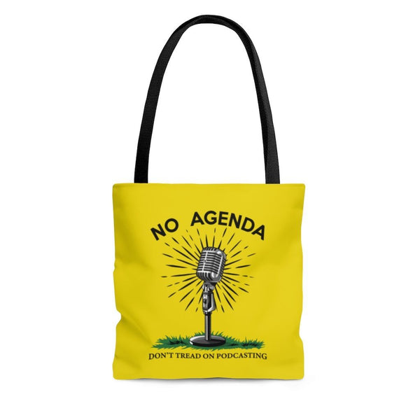 DONT TREAD ON PODCASTING - Y - tote bag