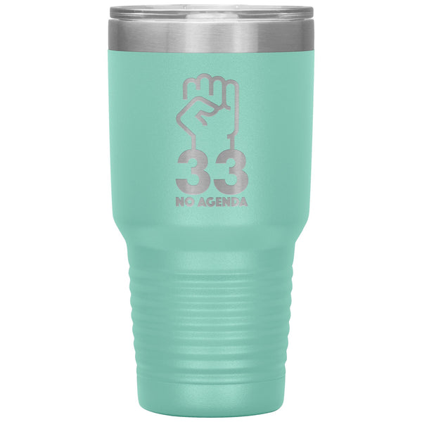 NO AGENDA 33 - 30 oz tumbler