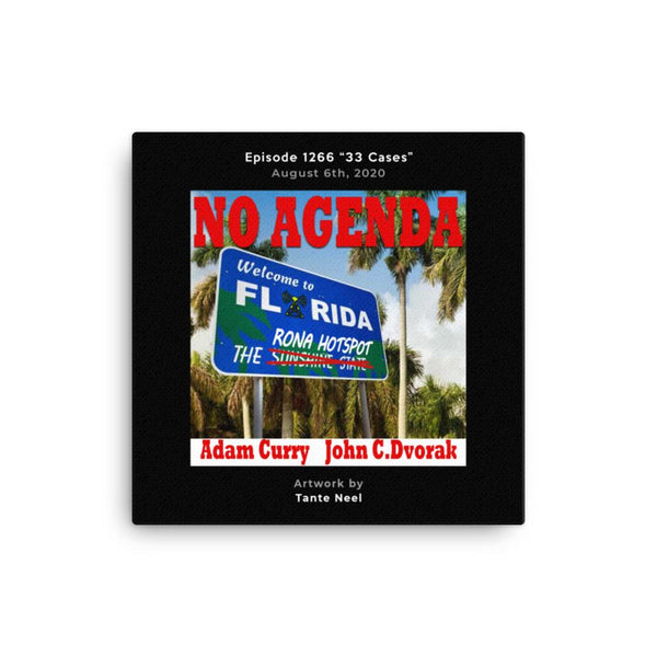 NO AGENDA 1266 - customizable canvas cover art