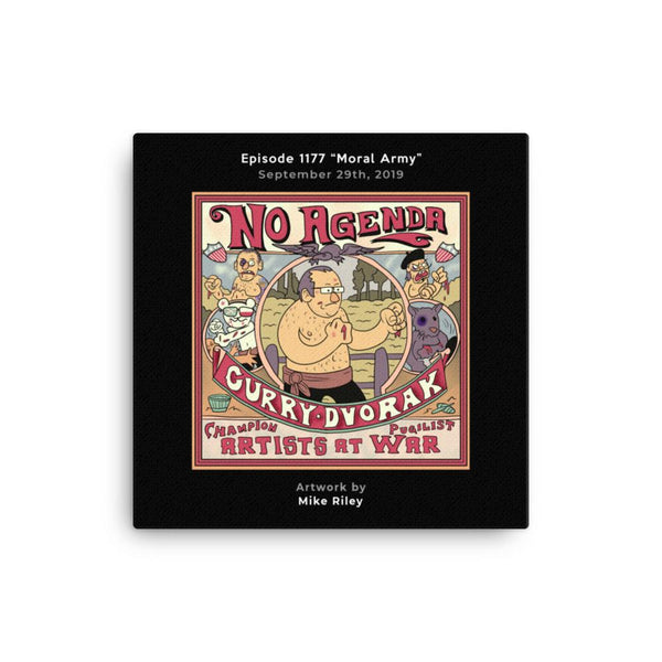 NO AGENDA 1177 - customizable canvas cover art