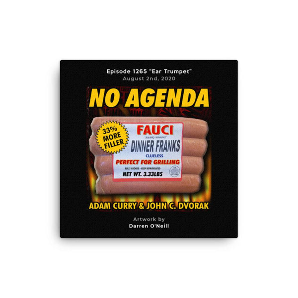 NO AGENDA 1265 - customizable canvas cover art