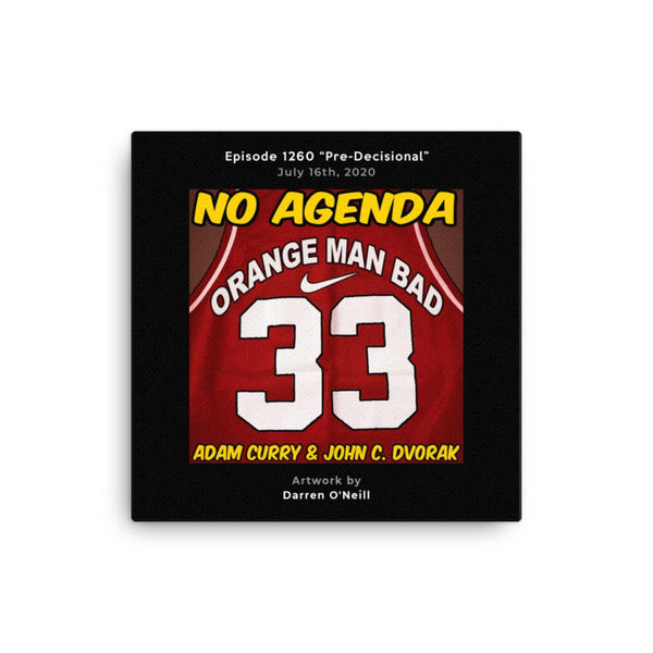 NO AGENDA 1260 - customizable canvas cover art