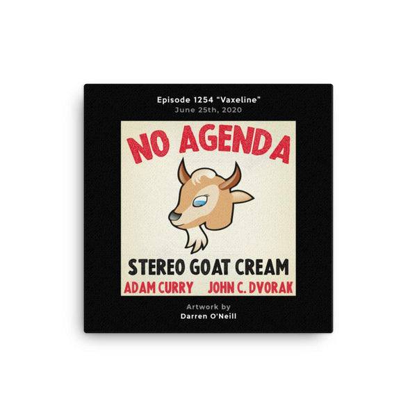 NO AGENDA 1254 - customizable canvas cover art