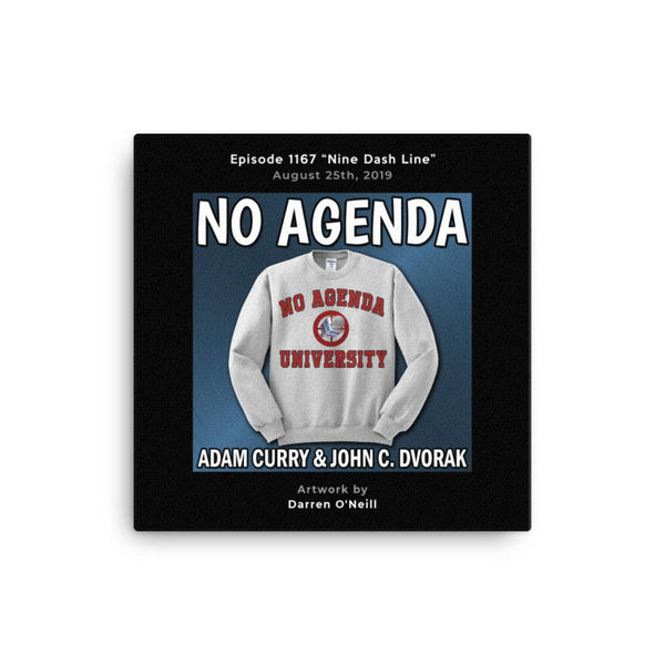 NO AGENDA 1167 - customizable canvas cover art