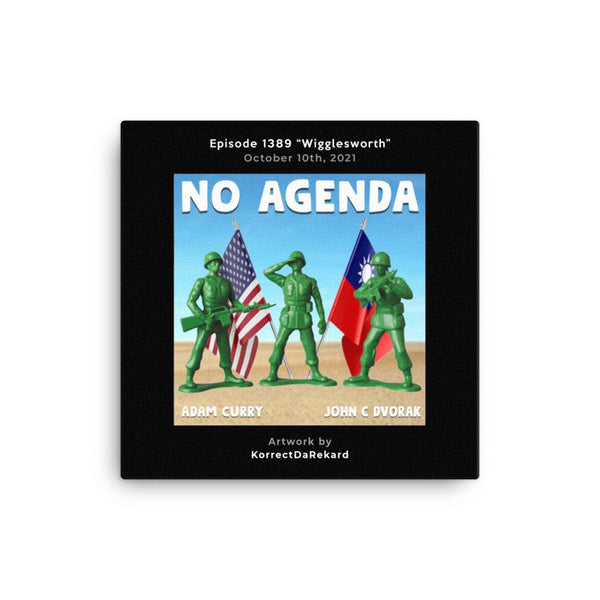 NO AGENDA 1389 - customizable canvas cover art