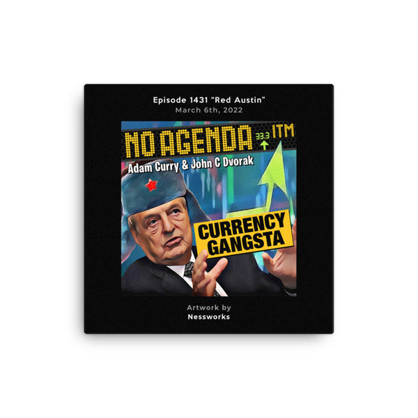 NO AGENDA 1431 - customizable canvas cover art