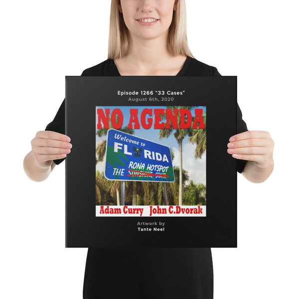 NO AGENDA 1266 - customizable canvas cover art