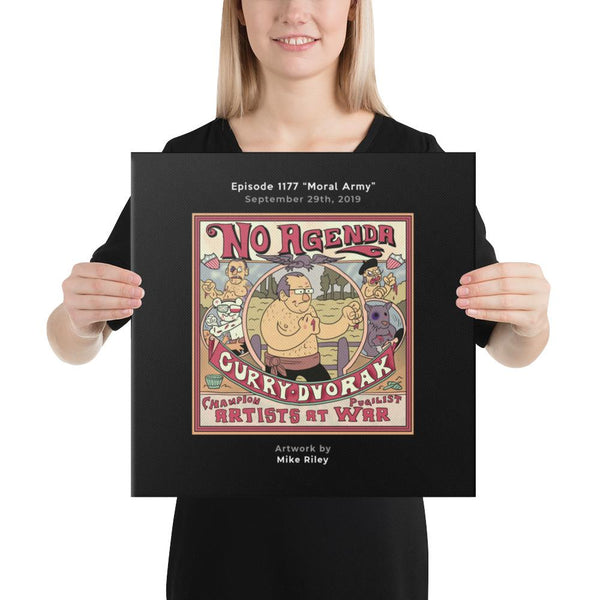 NO AGENDA 1177 - customizable canvas cover art