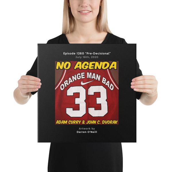 NO AGENDA 1260 - customizable canvas cover art