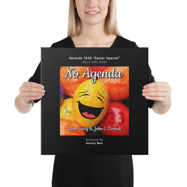 NO AGENDA 1335 - customizable canvas cover art