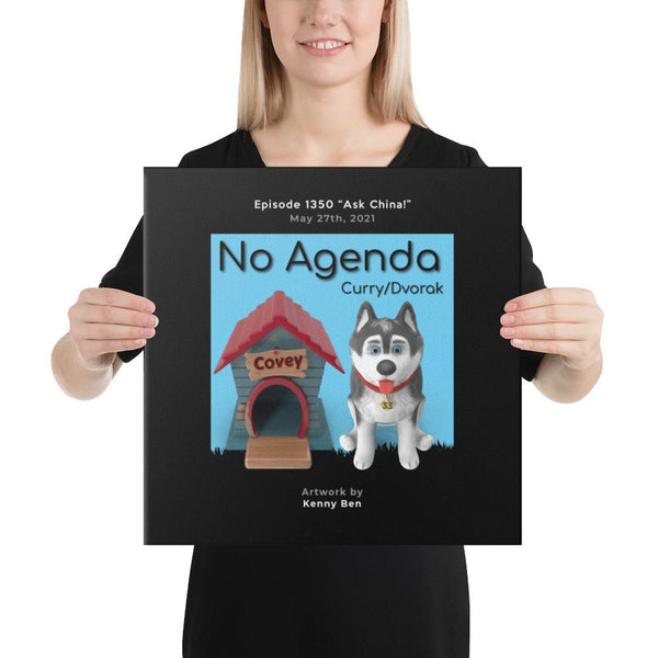 NO AGENDA 1350 - customizable canvas cover art