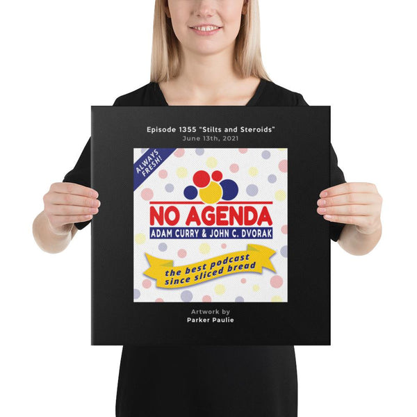 NO AGENDA 1355 - customizable canvas cover art