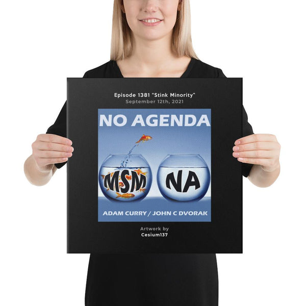 NO AGENDA 1381 - customizable canvas cover art