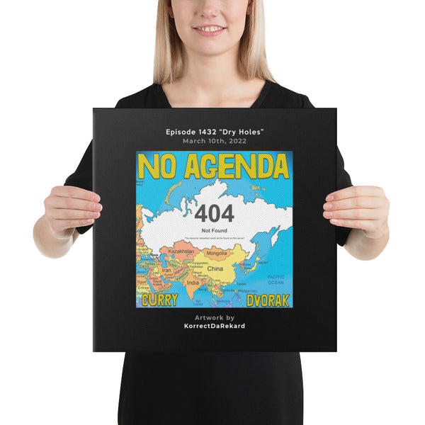 NO AGENDA 1432 - customizable canvas cover art