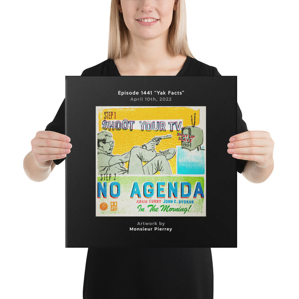 NO AGENDA 1441 - customizable canvas cover art