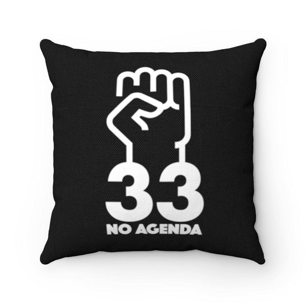 NO AGENDA 33 - B - throw pillow case