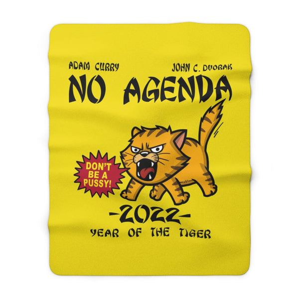 2022 YEAR OF THE TIGER - YLW - sherpa blanket