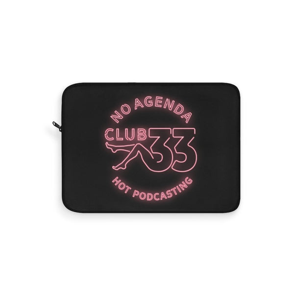 NO AGENDA CLUB 33 - R - laptop sleeve